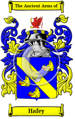 Hafey Family Crest/Coat of Arms