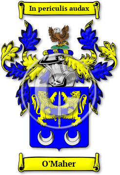 O'Maher Family Crest Download (jpg) Legacy Series - 150 DPI
