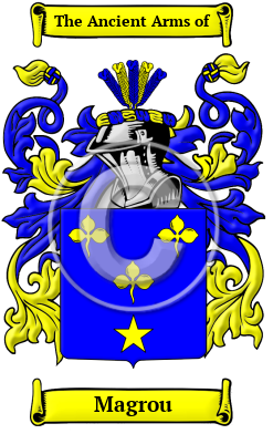 Magrou Family Crest/Coat of Arms