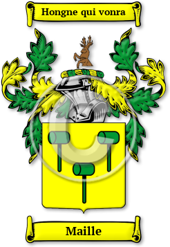 Maille Family Crest Download (JPG) Legacy Series - 600 DPI