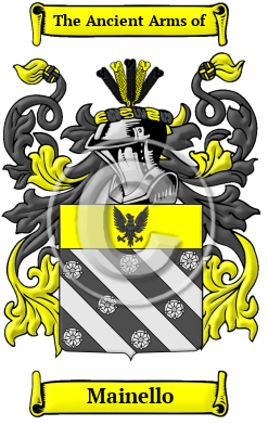 Mainello Family Crest/Coat of Arms