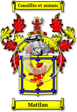 Matilan Family Crest Download (JPG) Legacy Series - 600 DPI