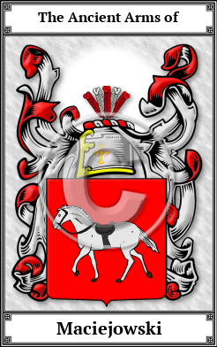 Maciejowski Family Crest Download (JPG)  Book Plated - 150 DPI