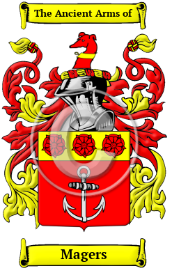 Magers Family Crest/Coat of Arms