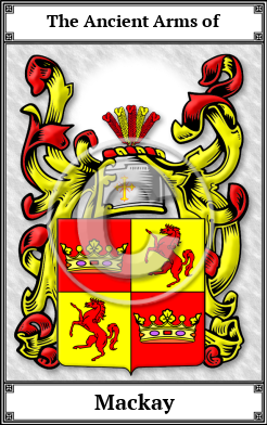 Mackay Family Crest Download (JPG) Book Plated - 600 DPI