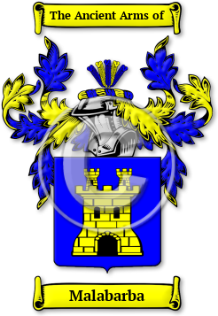 Malabarba Family Crest Download (JPG) Legacy Series - 600 DPI