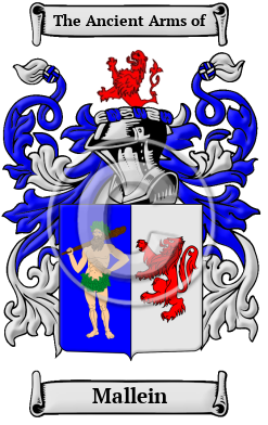 Mallein Family Crest/Coat of Arms