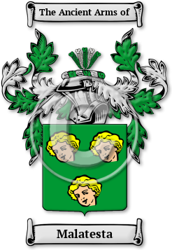 Malatesta Family Crest Download (jpg) Legacy Series - 150 DPI