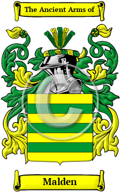 Malden Family Crest/Coat of Arms