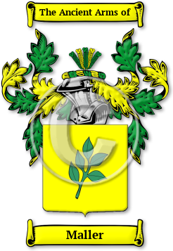 Maller Family Crest Download (jpg) Legacy Series - 150 DPI