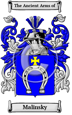 Malinsky Family Crest/Coat of Arms