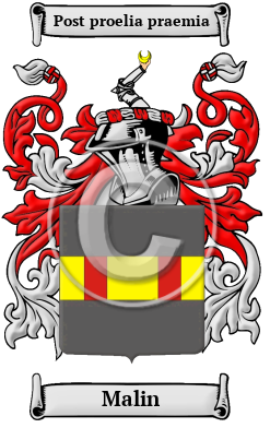 Malin Family Crest/Coat of Arms