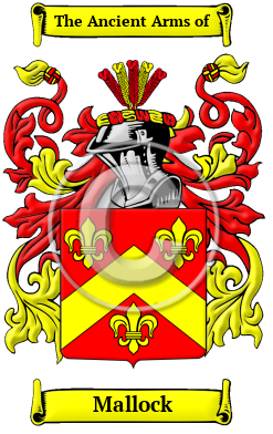 Mallock Family Crest/Coat of Arms