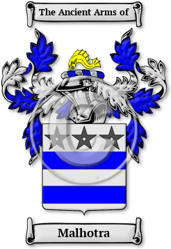 Malhotra Family Crest Download (jpg) Legacy Series - 150 DPI