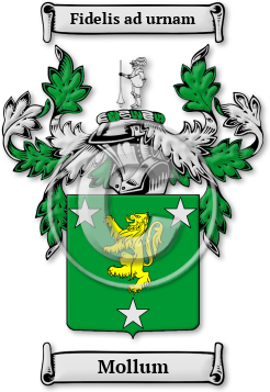 Mollum Family Crest Download (jpg) Legacy Series - 150 DPI