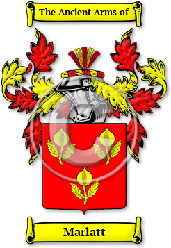 Marlatt Family Crest Download (jpg) Legacy Series - 150 DPI