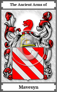 Mavesyn Family Crest Download (JPG) Book Plated - 600 DPI