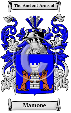 Mamone Family Crest/Coat of Arms