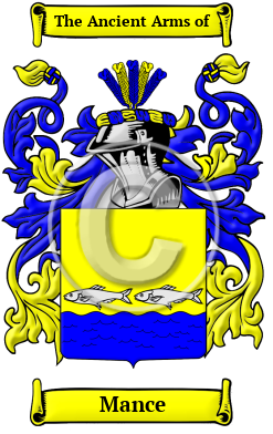 Mance Family Crest/Coat of Arms