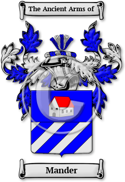 Mander Family Crest Download (JPG) Legacy Series - 600 DPI