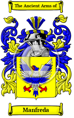 Manfreda Family Crest/Coat of Arms