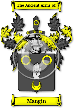 Mangin Family Crest Download (JPG) Legacy Series - 600 DPI