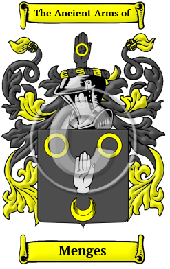 Menges Family Crest/Coat of Arms