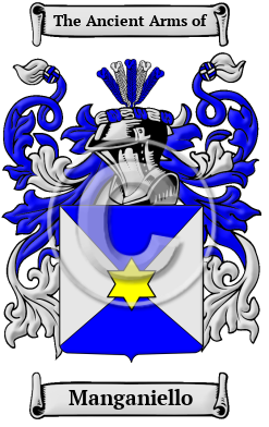 Manganiello Family Crest/Coat of Arms