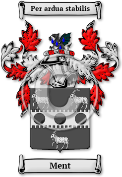 Ment Family Crest Download (JPG) Legacy Series - 600 DPI