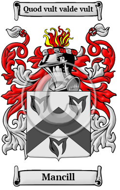 Mancill Family Crest/Coat of Arms