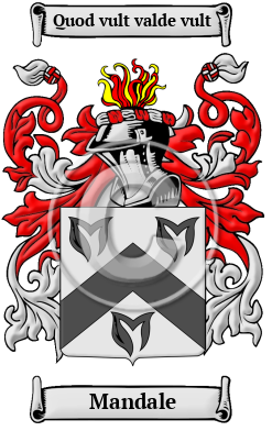 Mandale Family Crest/Coat of Arms