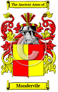 Mandervile Family Crest/Coat of Arms
