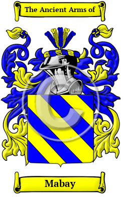 Mabay Family Crest Download (JPG) Heritage Series - 600 DPI