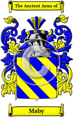 Maby Family Crest/Coat of Arms