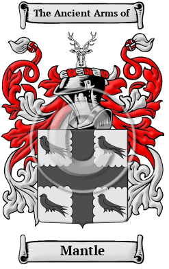 Mantle Family Crest/Coat of Arms