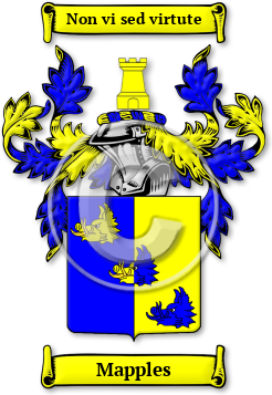 Mapples Family Crest Download (JPG) Legacy Series - 600 DPI