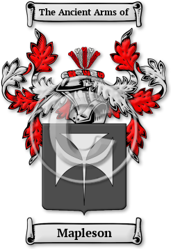 Mapleson Family Crest Download (jpg) Legacy Series - 150 DPI