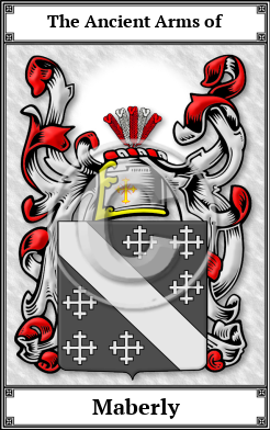 Maberly Family Crest Download (JPG)  Book Plated - 150 DPI