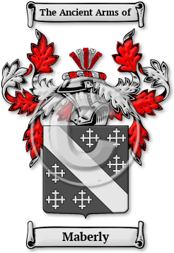 Maberly Family Crest Download (jpg) Legacy Series - 150 DPI