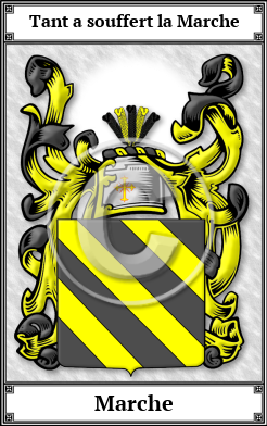 Marche Family Crest Download (JPG)  Book Plated - 150 DPI