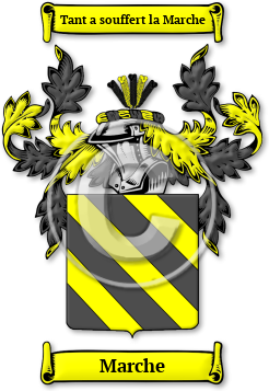 Marche Family Crest Download (jpg) Legacy Series - 150 DPI