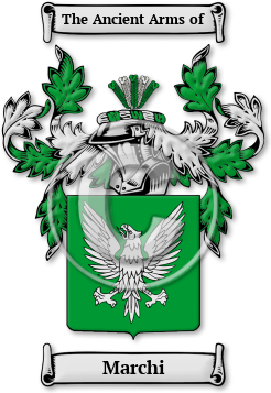 Marchi Family Crest Download (JPG) Legacy Series - 600 DPI