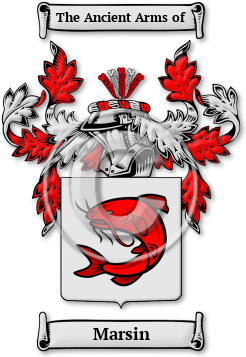 Marsin Family Crest Download (jpg) Legacy Series - 150 DPI