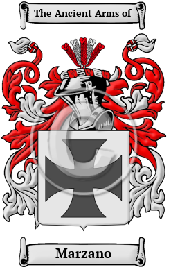 Marzano Family Crest/Coat of Arms