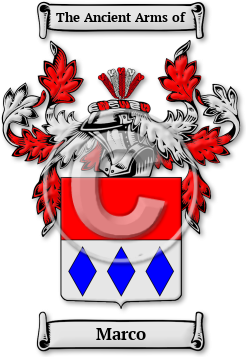 Marco Family Crest Download (JPG) Legacy Series - 600 DPI