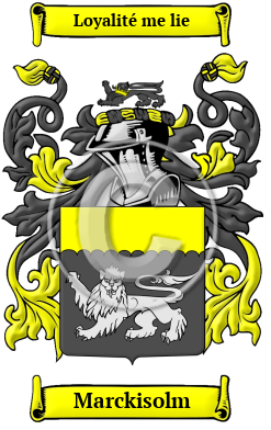 Marckisolm Family Crest/Coat of Arms