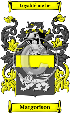 Margorison Family Crest/Coat of Arms