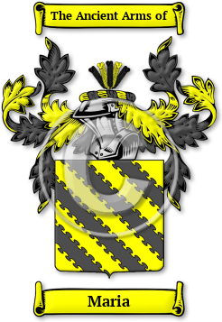 Maria Family Crest Download (jpg) Legacy Series - 150 DPI