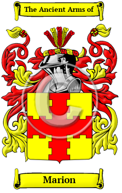 Marion Family Crest/Coat of Arms