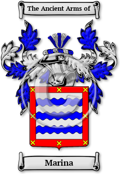Marina Family Crest Download (JPG) Legacy Series - 600 DPI